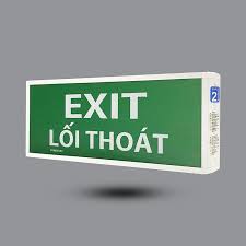 Đèn exit 3W 1 mặt gắn tường PEXF13SC-G2