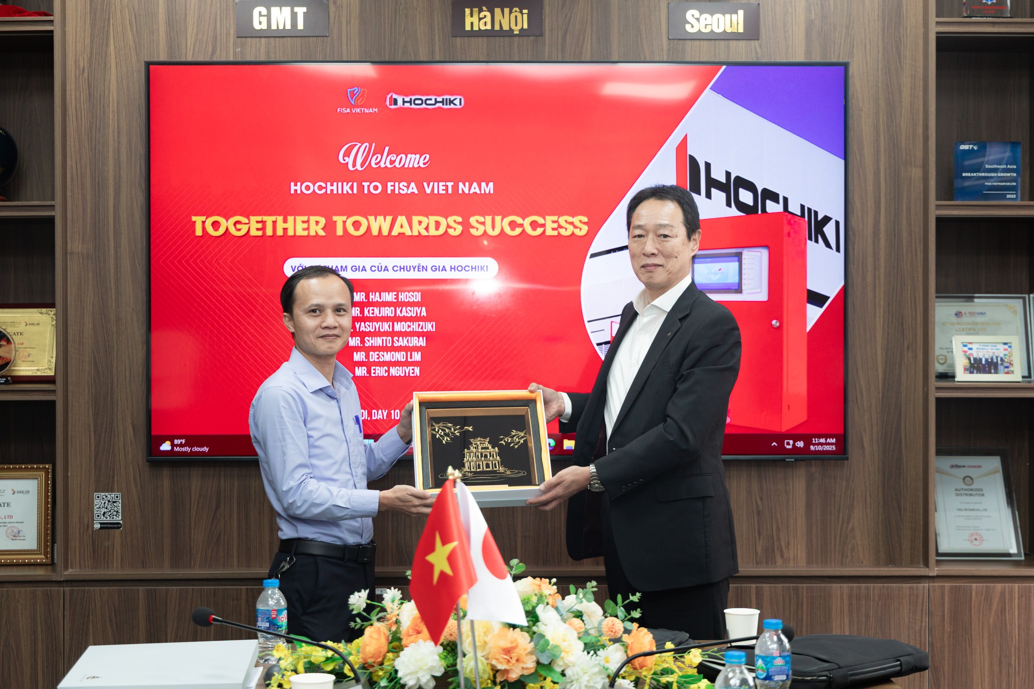FISA Việt Nam Vinh Dự Đón Tiếp Đoàn Lãnh Đạo Cấp Cao Tập Đoàn Hochiki